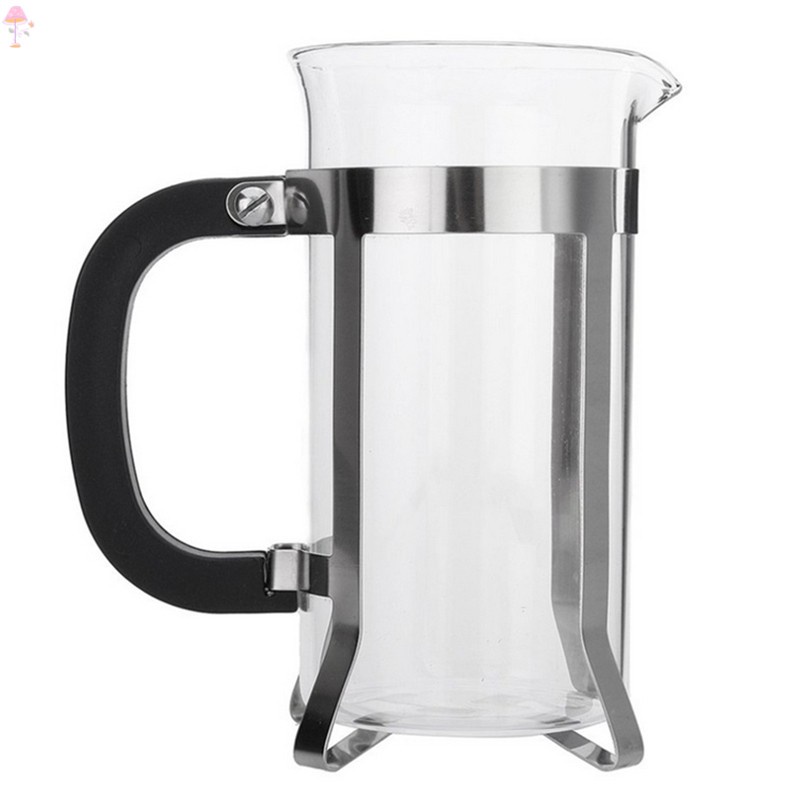 LL French Press Coffee Maker Stainless Steel Glass French Press Pot Filter Cafetiere Tea Maker