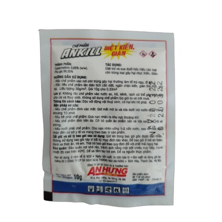 Chế phẩm trừ kiến gián dạng bột rắc Ankill