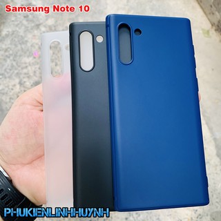 Samsung Galaxy Note 10_Ốp lưng TPU dẻo siêu mỏng nhiều màu độc đáo.