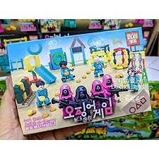Hộp Minifigures Squid Game Lắp Ráp Xếp Hình Mô Hình Trò Chơi Con Mực