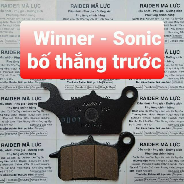 Má bố phanh thắng đĩa trước Wave S 110, Future 125, Winner 150 Rsx 110 cho xe Honda Wave S 110, Future X125, Sonic