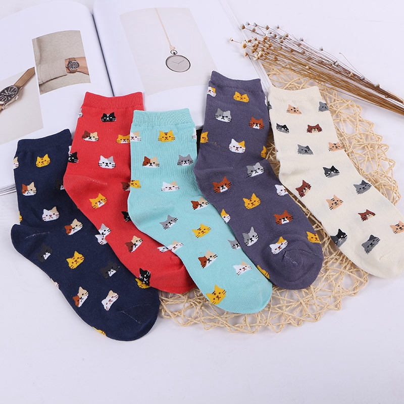 Vớ nữ kiểu dáng hoạt hình dễ thương thời trang phong cách