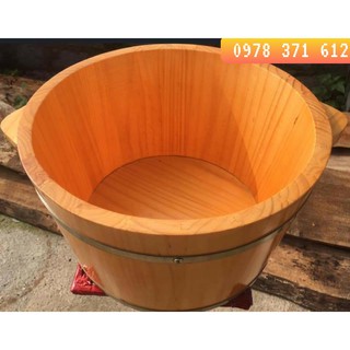 Chậu ngâm chân gỗ cao cấp