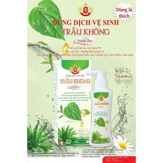 Dung dịch vệ sinh Trầu Không Nano Bạc