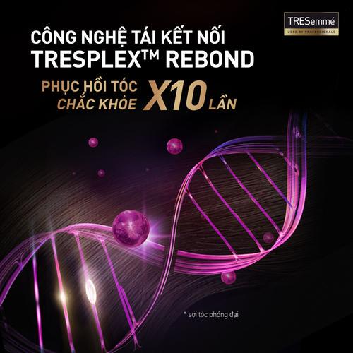 Combo Gội 640g, Xả 620g Tresemme Salon Rebond Cho Tóc Hư Tổn Do Tạo Kiểu Công Nghệ Tái Kết Nối Giúp Ngăn Gãy Rụng Tóc