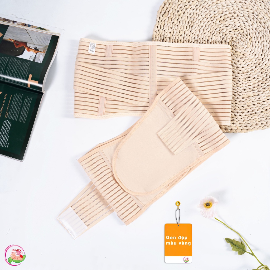 Đai nịt bụng giảm mỡ chống cuộn sau sinh gen định hình eo