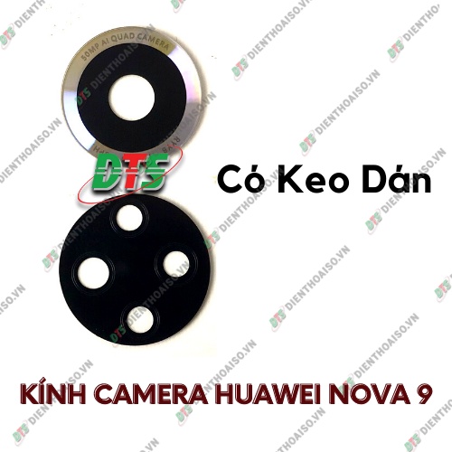 Kính camera huawei nova 9 kèm keo dán ( Kính camera thay cho huawei nova 9 )