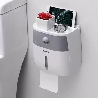 Hộp đựng giấy vệ sinh 2 ngăn thông minh ecoco