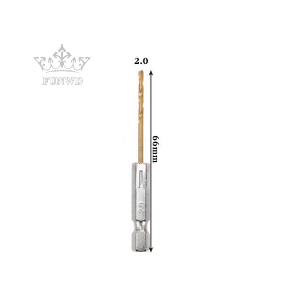 【FUNWD】Drill Bit 4.5mm/0.18&quot; 2.0mm/0.08&quot; 2.5mm/0.10&quot; 3.0mm/0.12&quot; 3.2mm/0.13&quot;