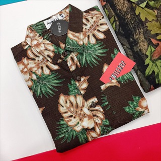 (SIZE M) SƠ MI HOẠ TIẾT LÁ