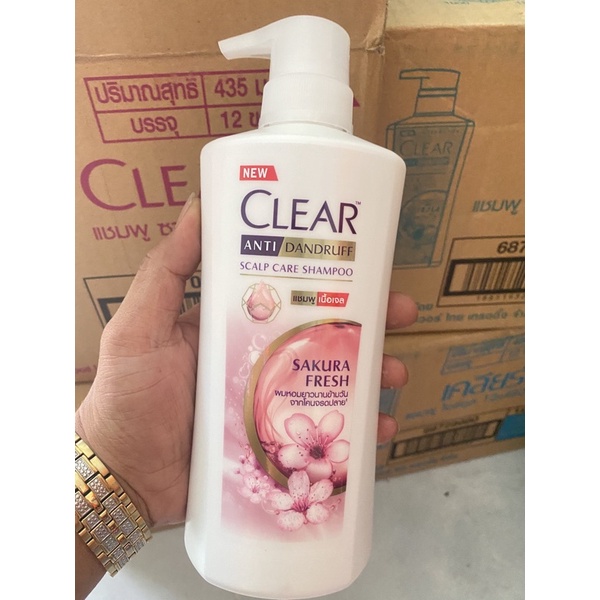 Dầu gội Clear hương hoa anh đào sakura 480ml thailan