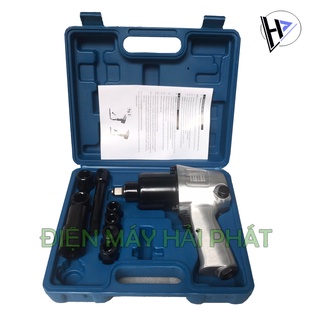 Máy siết bulong ốc 2 búa yakima Japan 1/2 inch dùng hơi 850 Nm