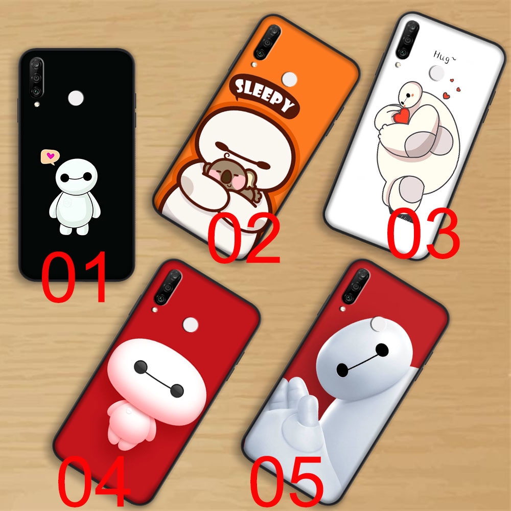 Đen Ốp Điện Thoại Mềm Hình Baymax Big Hero Cho Realme 6 6i 5s Q C11 C12 C15 X50 C2 C3 Pro