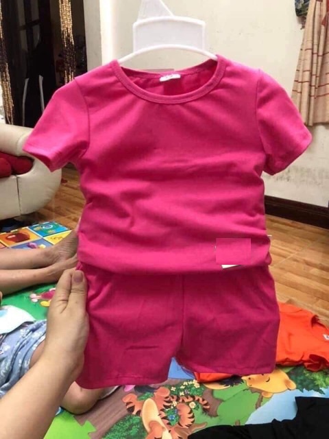 Bộ thun cotton nhiều màu cho bé 5-18kg - QUẦN ÁO TRẺ EM