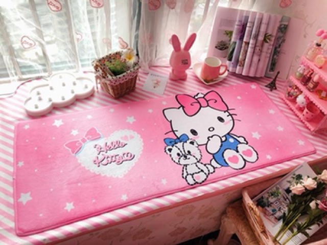 Thảm bông size 45*120cm Hello Kitty