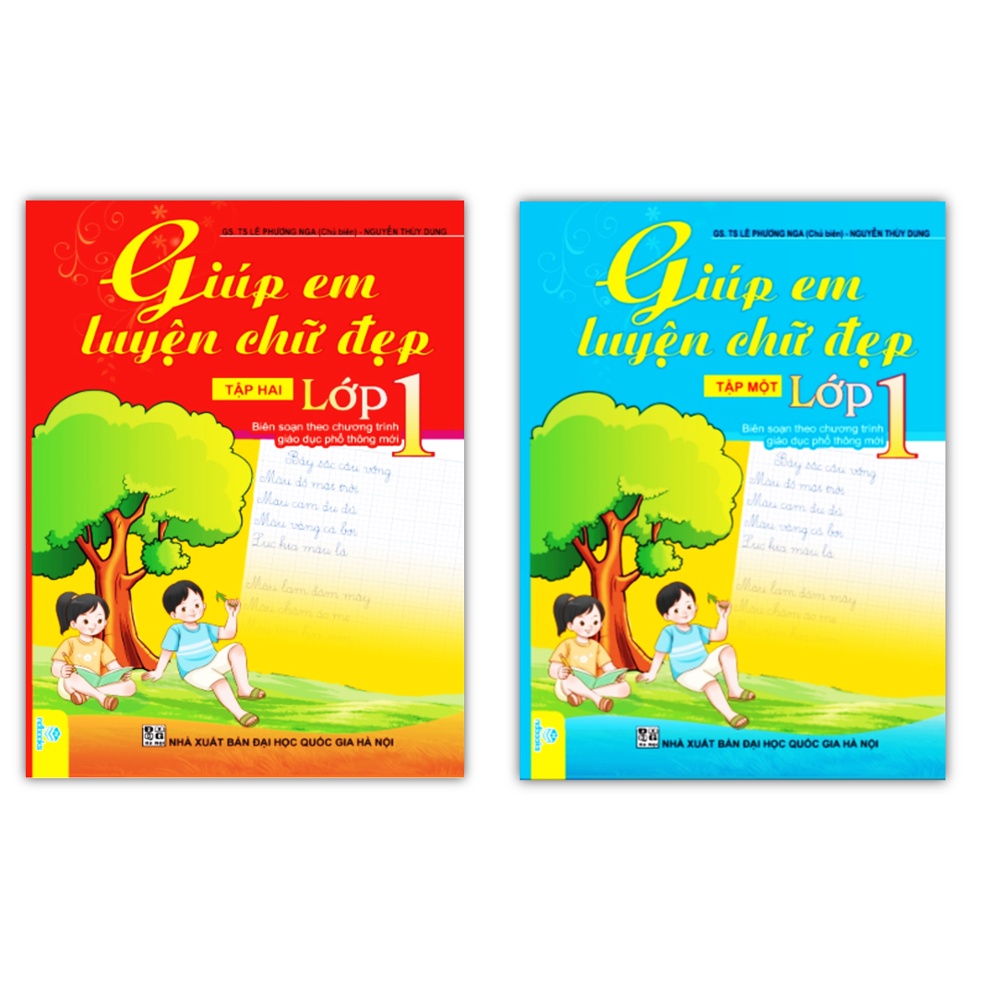 Sách - Combo giúp em luyện chữ đẹp lớp 1 ( Tập 1 + Tập 2 )