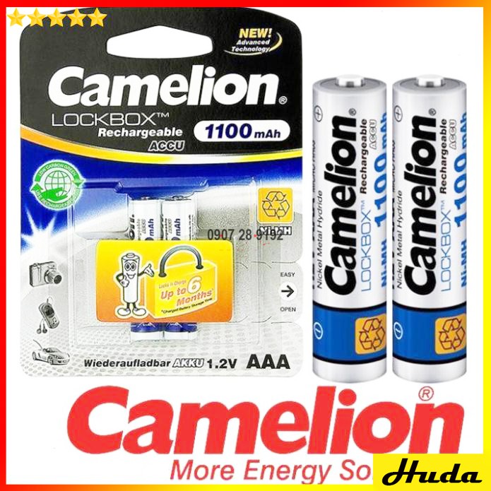4 viên pin sạc AAA 1100mAh Ni-MH Rechargeable Battery 1.2V CAMELION  DSG