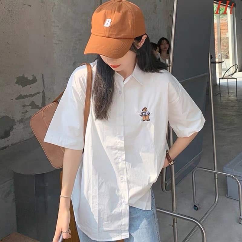 Áo sơ mi gấu nhỏ HT12