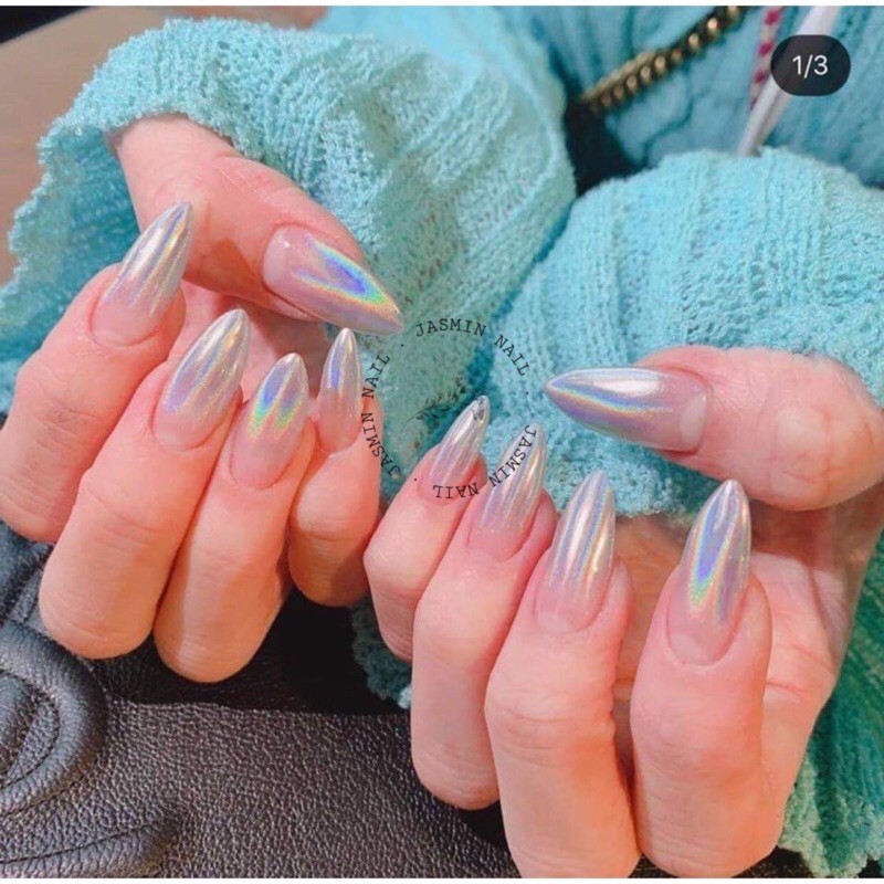 [Mã NHUQAD giảm 10% đơn 100k] Nailbox móng úp thiết kế sẵn mẫu hologram đầu móng