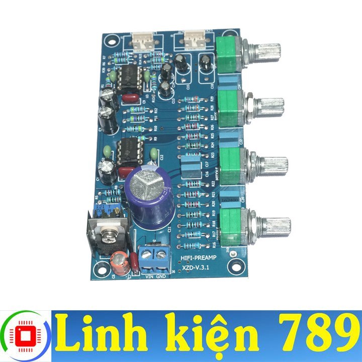 Mạch chỉnh âm sắc 12V đơn V3