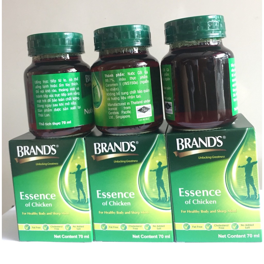 Nước Cốt Gà Brand's 70ml xuất xứ Thái Lan bộ 6 hũ- PP Sâm Yến 3A | BigBuy360 - bigbuy360.vn