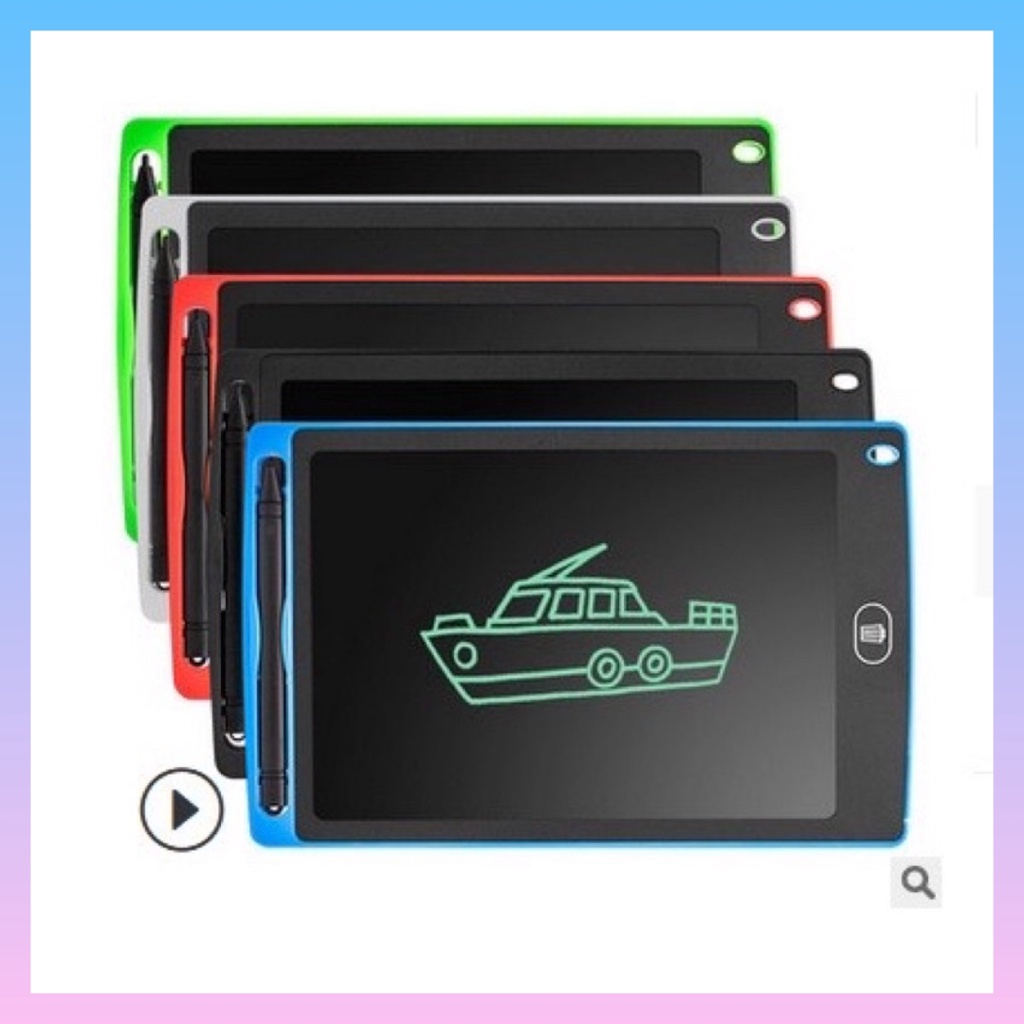 Bảng Viết tự xóa LCD, Bảng Vẽ Điện Tử Thông Minh Tự Động Xóa Thúc Đẩy Tư Duy Sáng Tạo Cho Bé 8.5 inch