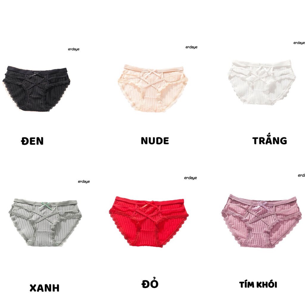 Quần Lót Nữ - Quần Lót Ren Sexy thiết kế dây đan chéo gợi cảm sexy DAN STORE MÃ 3032