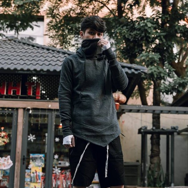 Áo hoodie basic nỉ lót lông hàn quốc mềm mịn