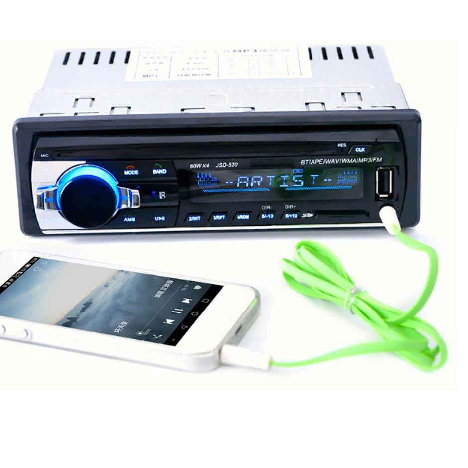 Thiết Bị Nâng Cấp Âm Thanh Bluetooth Đa Năng Cho Xe Hơi Usb Mp3 Fm Radio Điện Thoại