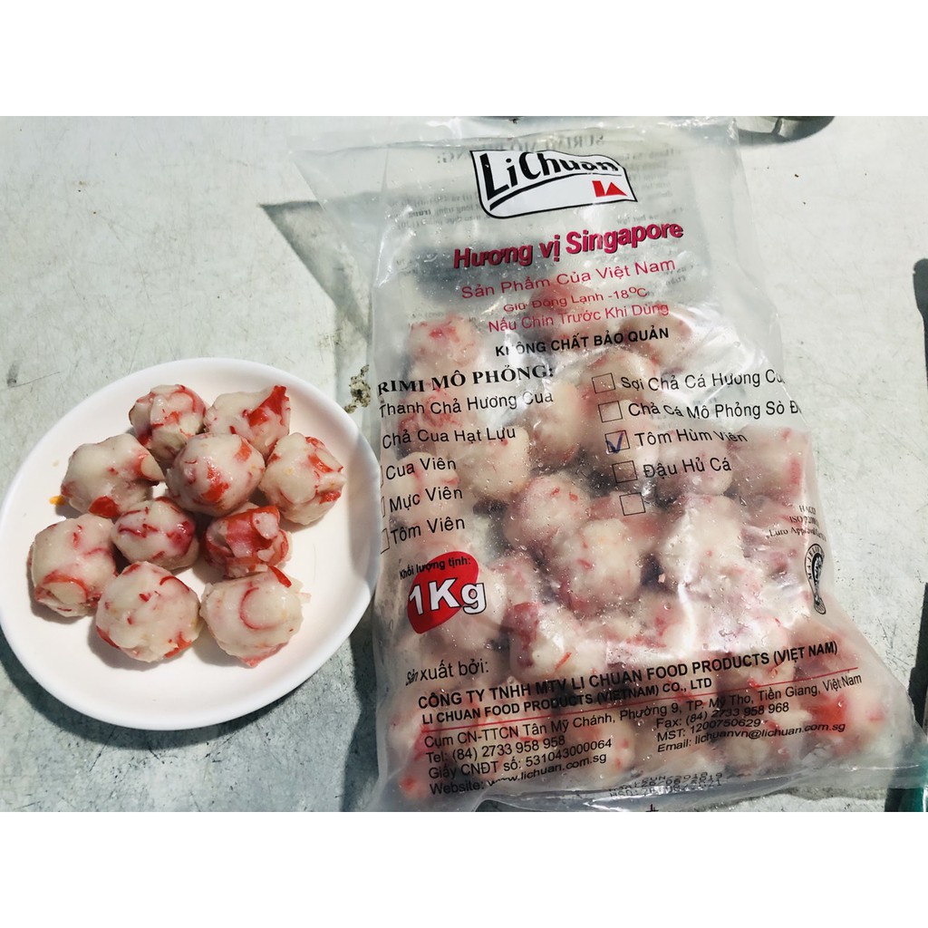 1kg Tôm Hùm VIên Lichuan