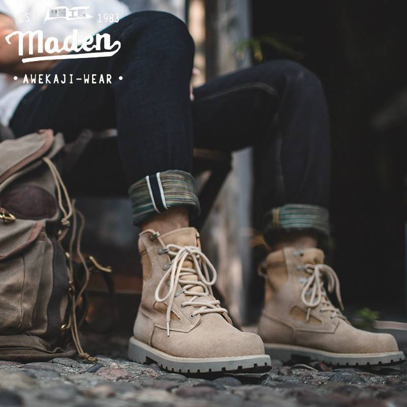 Maden men's spring and winter British style Martin boots