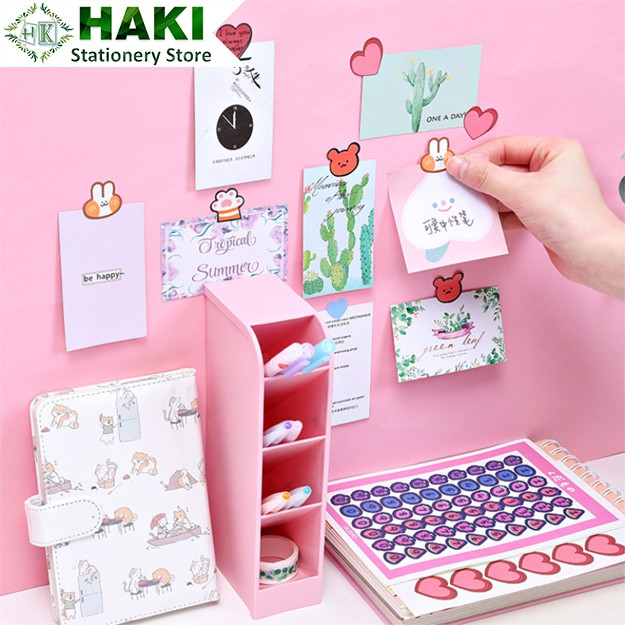 Sticker cute, hình dán sticker cute dễ thương HAKI trang trí sổ đáng yêu giá rẻ ST19