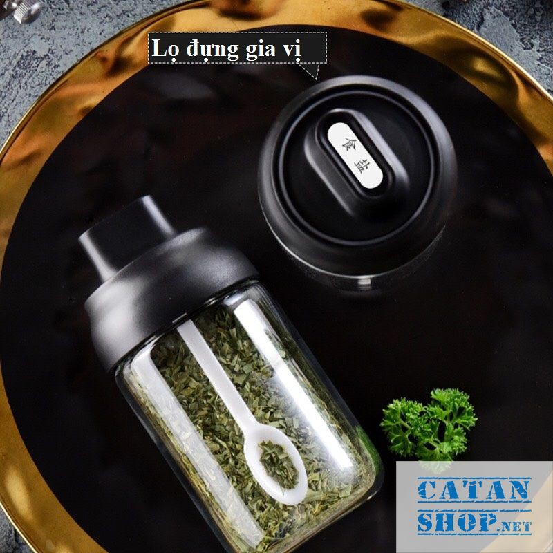 Hủ Lọ gia vị thủy tinh cao cấp dành cho nhà bếp của gia đình bạn thêm xinh xắn GD282-LoGV | BigBuy360 - bigbuy360.vn