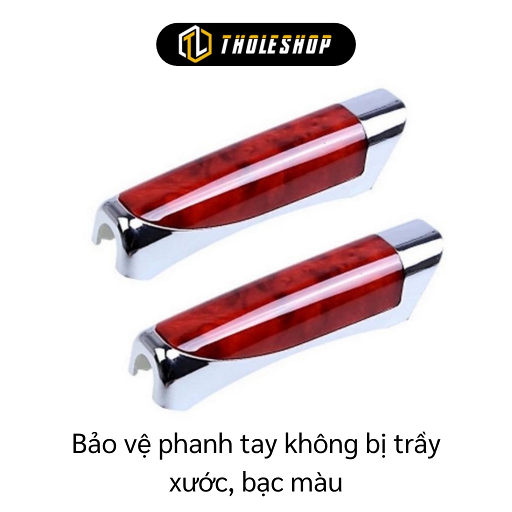 Vỏ Ốp Phanh Tay Xe Hơi - Bọc Tay Thẳng Bao Phanh Giả Gỗ Sang Trọng 7463