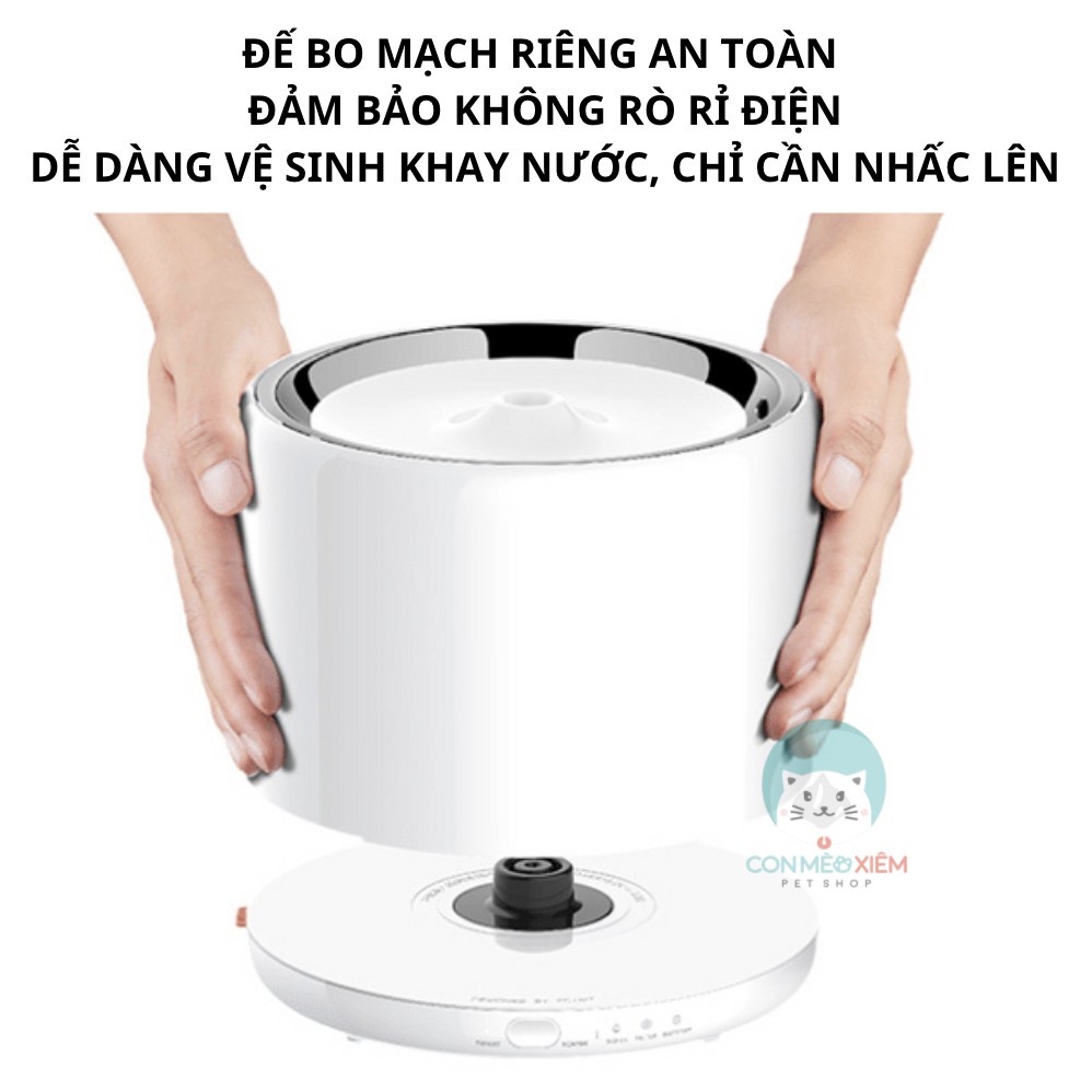 Máy lọc nước cho chó mèo Petkit ever sweet 3, đài phun nước tự động thú cưng Con Mèo Xiêm