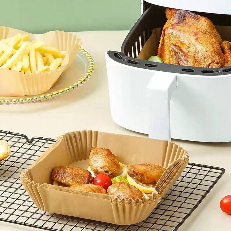 Set 100 Giấy Lót Nướng Bánh Chống Dầu Dùng Một Lần Tiện Dụng