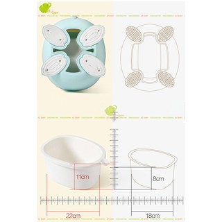 CHIẾC BÔ VẠN NĂNG CHO BÉ, BÔ CHO BÉ TỪ 6th, CHỐNG TRƠN TRƯỢT, CÓ TAY CẦM, CÓ CHỖ DỰA,  VESINH01