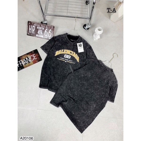 Áo Phông Nam Loang BLCG Chất Đẹp - Áo Phông Nam Balmain Loang Siêu Hot