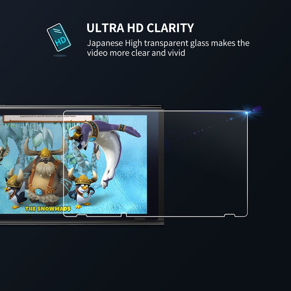 2 Kính Cường Lực Bảo Vệ Màn Hình Cho Máy Chơi Game Nintendo Switch / Lite