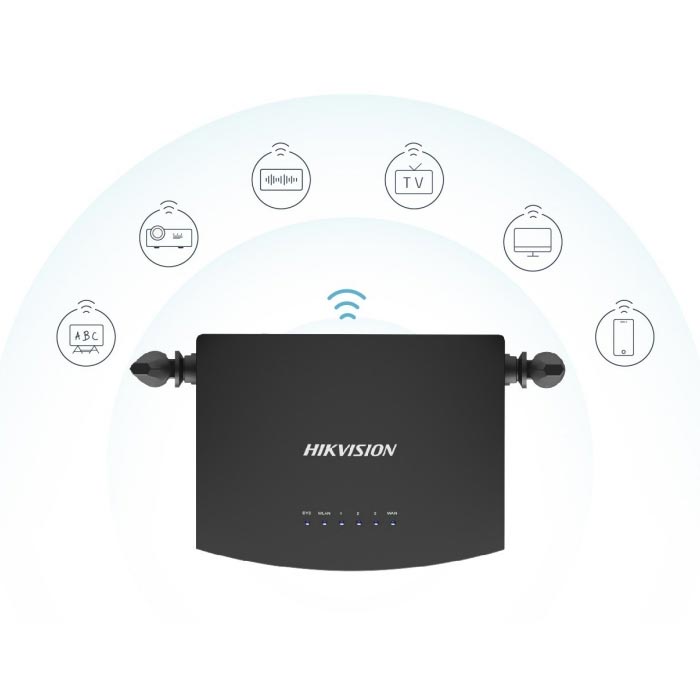 Bộ phát Router Wifi thông minh chuẩn N tốc độ 300Mbps HIKVISION DS-3WR3N I Hàng chính hãng I Bảo hành 24 tháng