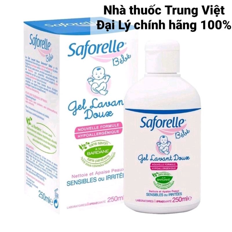 Sữa tắm toàn thân Saforelle 250ml nhập khẩu từ thumbnail