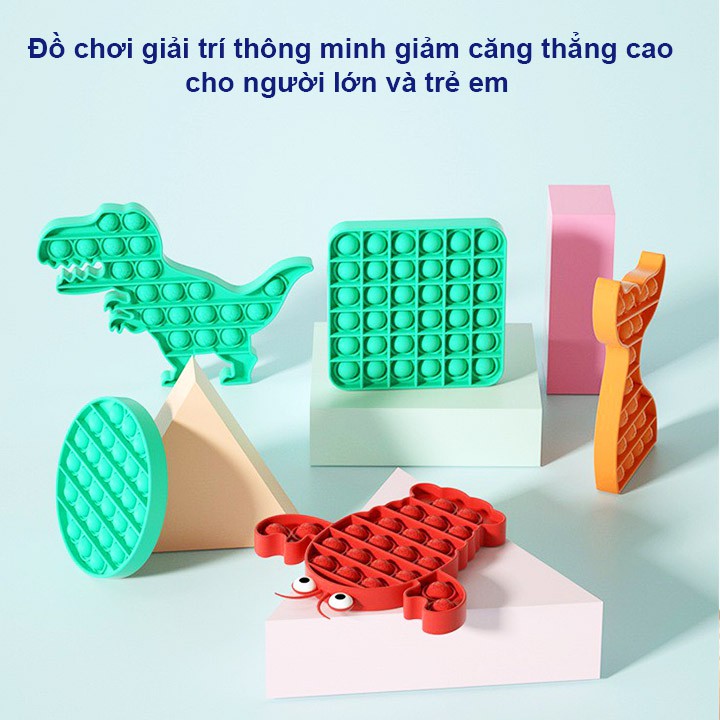 Đồ chơi Pop It, Đồ chơi giải trí thông minh giảm căng thẳng nhiều màu sắc cho người lớn và trẻ em BBShine – DC059