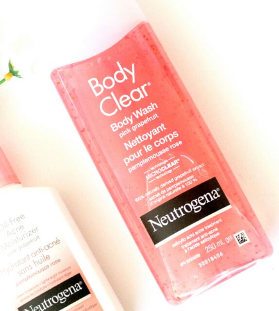 Sữa Tắm cho da Mụn Neutrogena Body Clear Body Wash Pink Grapefruit (250ml)