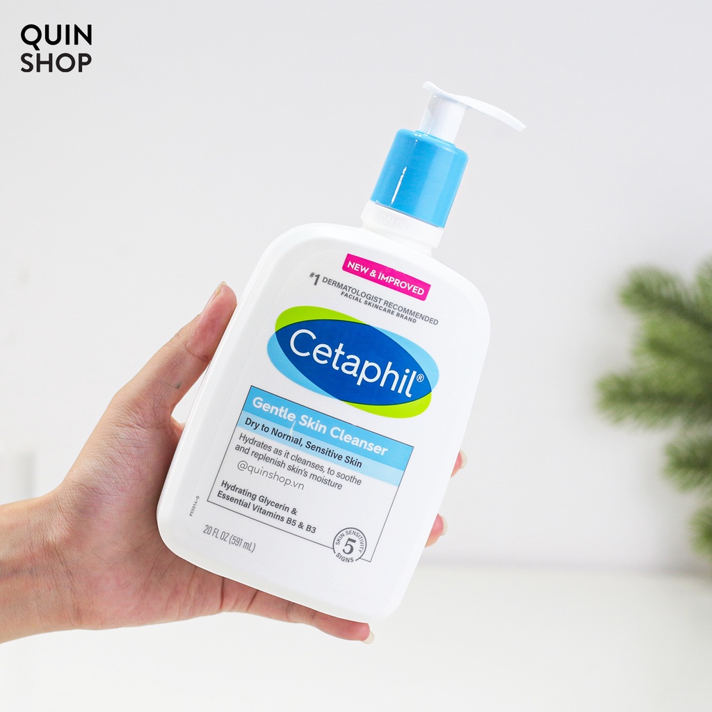 Sữa Rửa Mặt Cho Da Mụn, Nhạy Cảm Cetaphil Gentle Cleanser