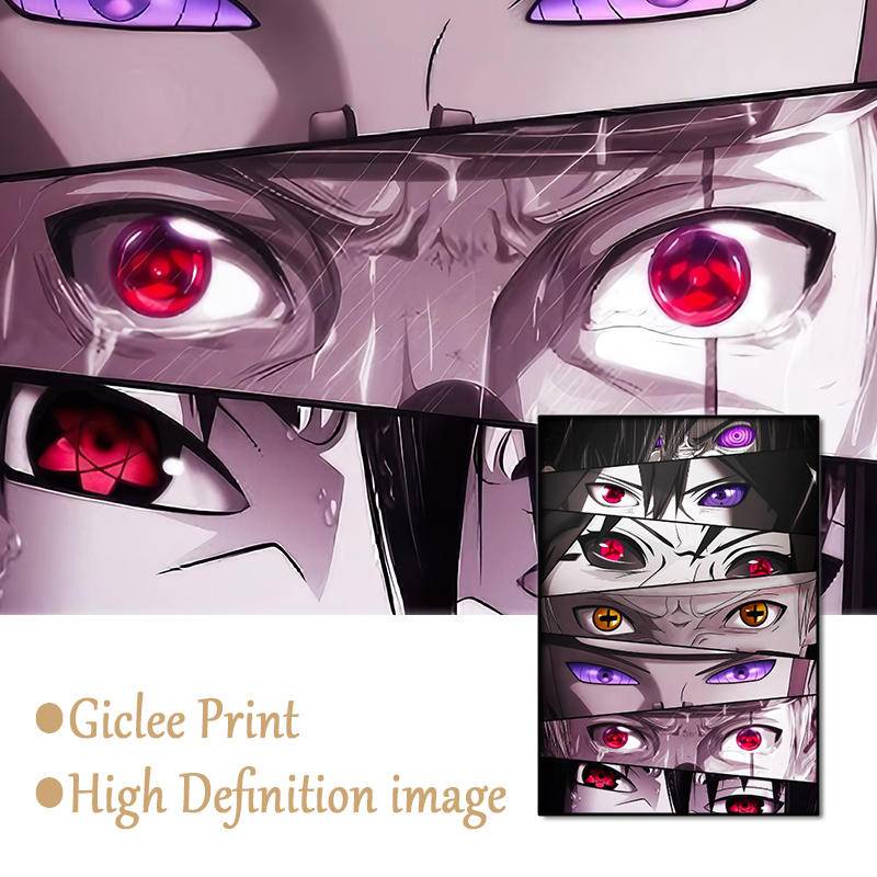 Tranh treo tường trang trí nội thất hình nhân vật hoạt hình Naruto