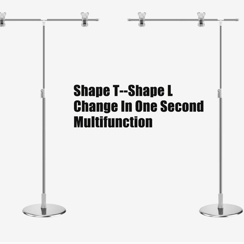 Giá Đỡ Phông Nền Chụp Ảnh Hình Chữ T Bằng Thép Không Gỉ