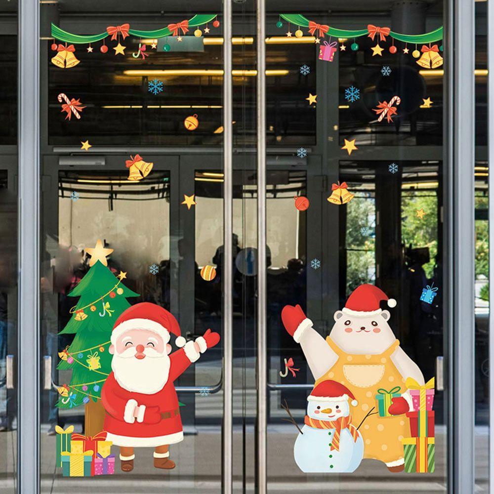 Miếng Dán Tường Trang Trí Giáng Sinh Hình Chữ Merry Christmas