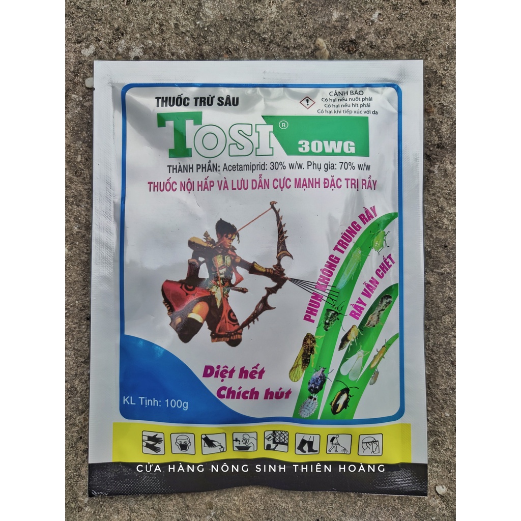 Chế Phẩm Phòng Trừ Rầy - Tosi 30WG - Gói 10g và 100g