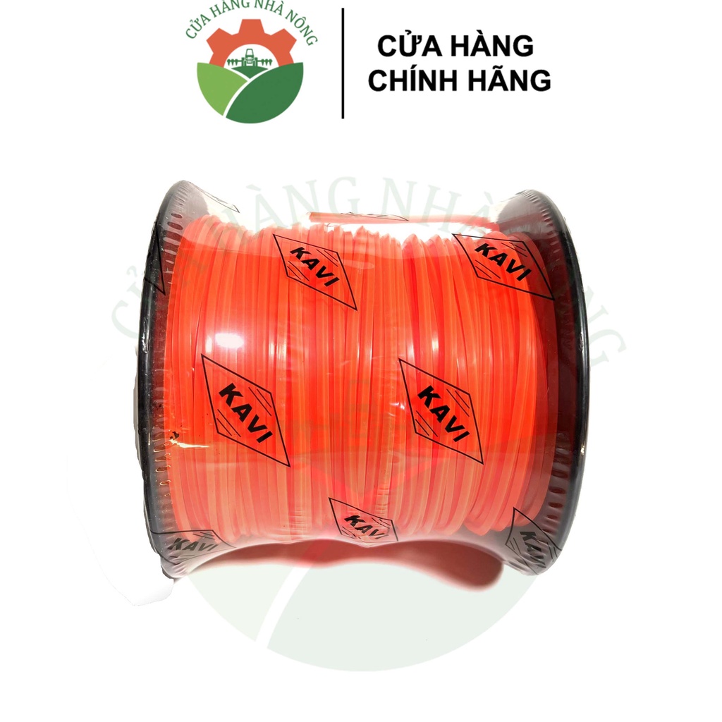 Cước cắt cỏ vuông đỏ KAVI 3.5m 100m chất lượng cao