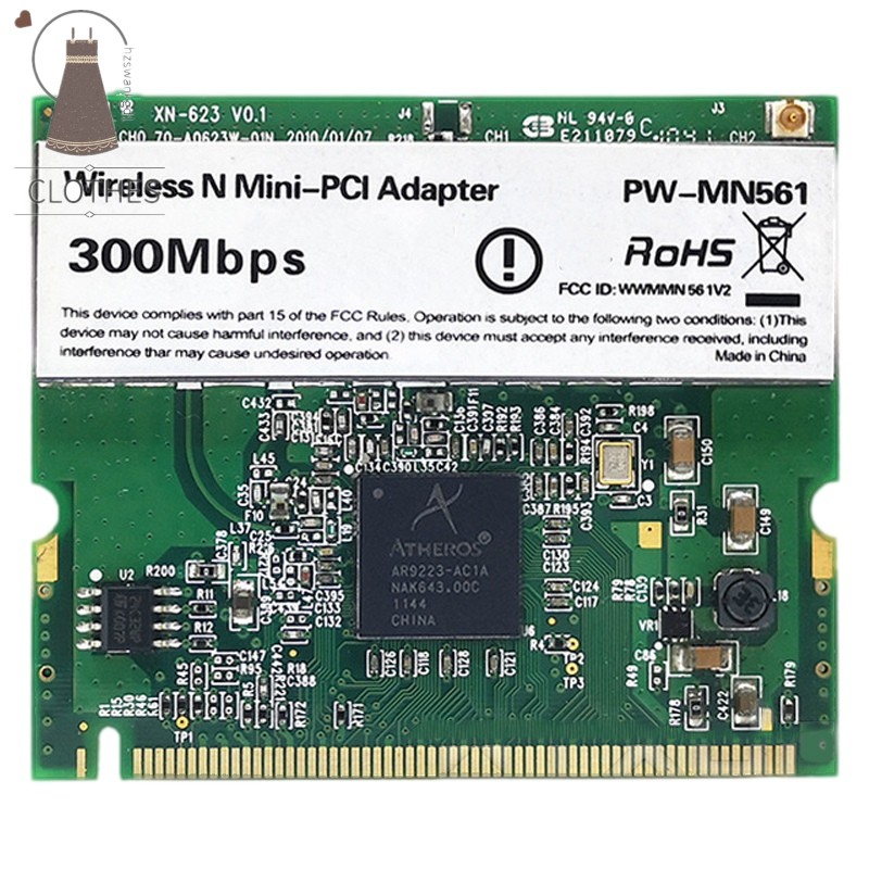 Card Mạng Không Dây Mini Ar9223 Pw-Mn561 Hỗ Trợ Win7 / 8 / 10